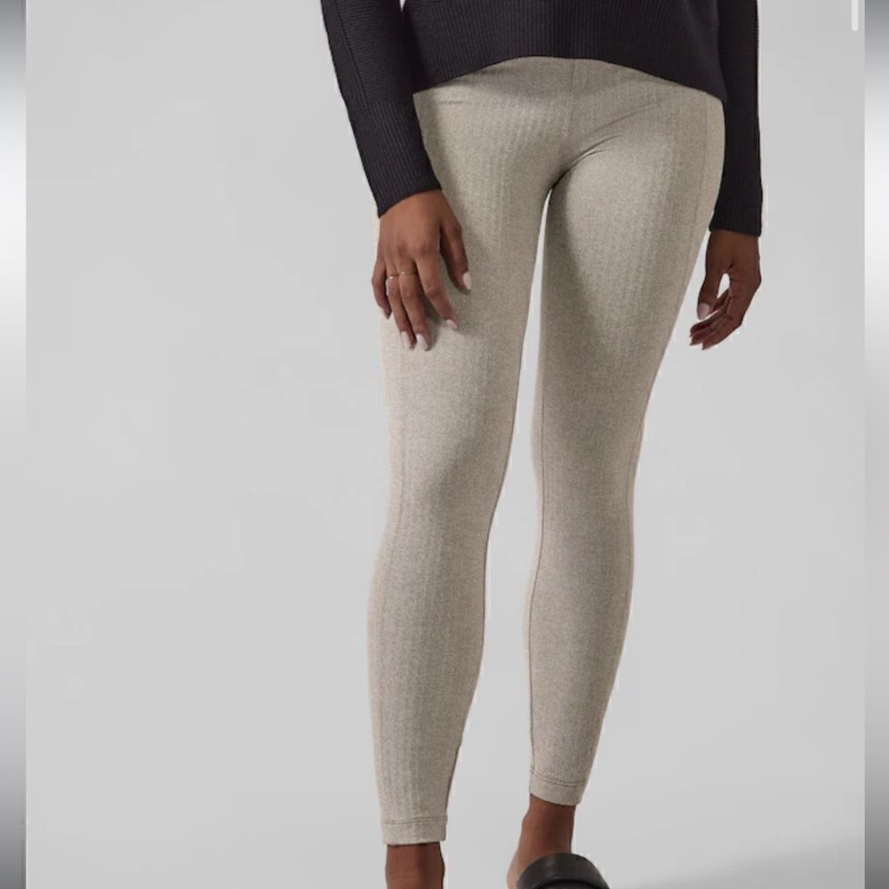 Athleta Delancey Herringbone Tights Size Small